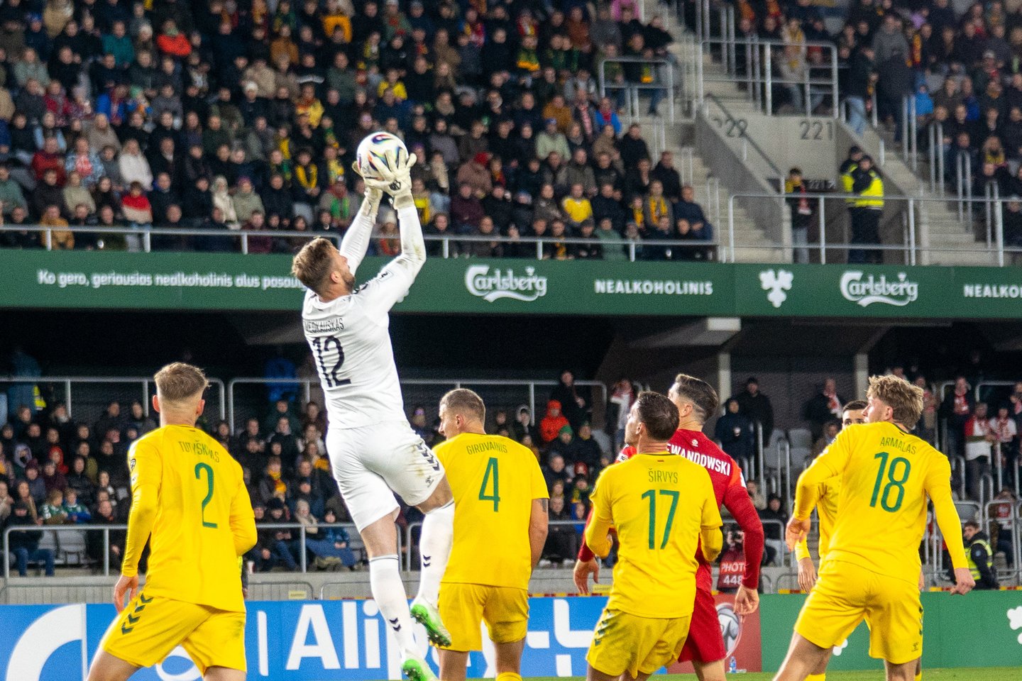 Lietuva - Lenkija<br>G. Bitvinsko nuotr.