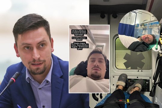 Prieš savaitę V. Mikaitis buvo skubiai išgabentas į ligoninę: šįsyk išgąsdino visai kiti simptomai