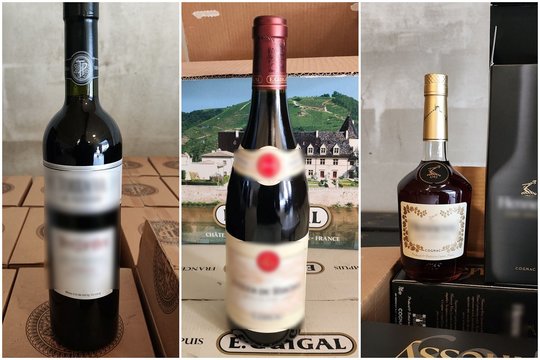 MKT pareigūnai Vilniaus apylinkėse aptiko šešėlinį prekių sandėlį: sulaikytos 8 tonos alkoholio ir 63 televizoriai