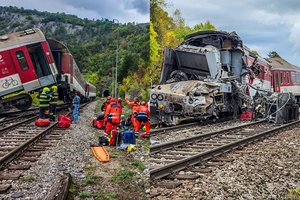 Tragedija Slovakijoje: susidūrė du traukiniai, sužeista mažiausiai 20 žmonių