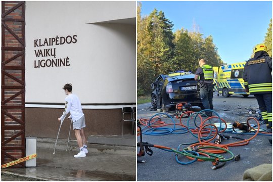 Po tragiškos avarijos Šilutės rajone – žinia iš ligoninės, į kurią plūdo sunkiai sužeisti vaikai