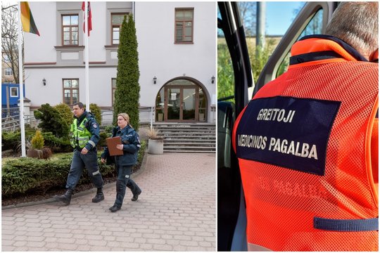 Teismo rūmuose sostinės centre susižalojo vilnietis pensininkas – manoma, kad tai buvo protestas