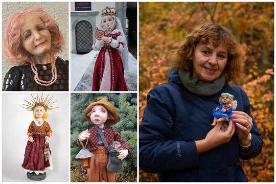 Vilnietės buhalterės Larisos kūriniai atrodo kaip gyvi: kiti net nesupranta, ar mato žmogų, ar lėlę