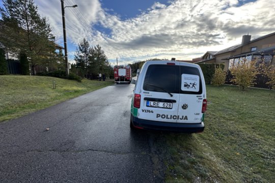 Per gaisrą greta Vilniaus žuvo žmogus