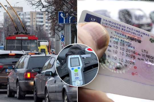 Visiems vairuotojams – didelės permainos: skaitmeniniai pažymėjimai, pokyčiai laikant egzaminą ir nulio promilių siekis