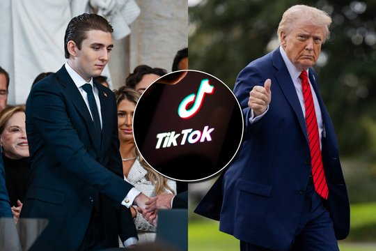 Sklando kalbos apie didelius „TikTok“ pokyčius: akys krypsta į D. Trumpo sūnų