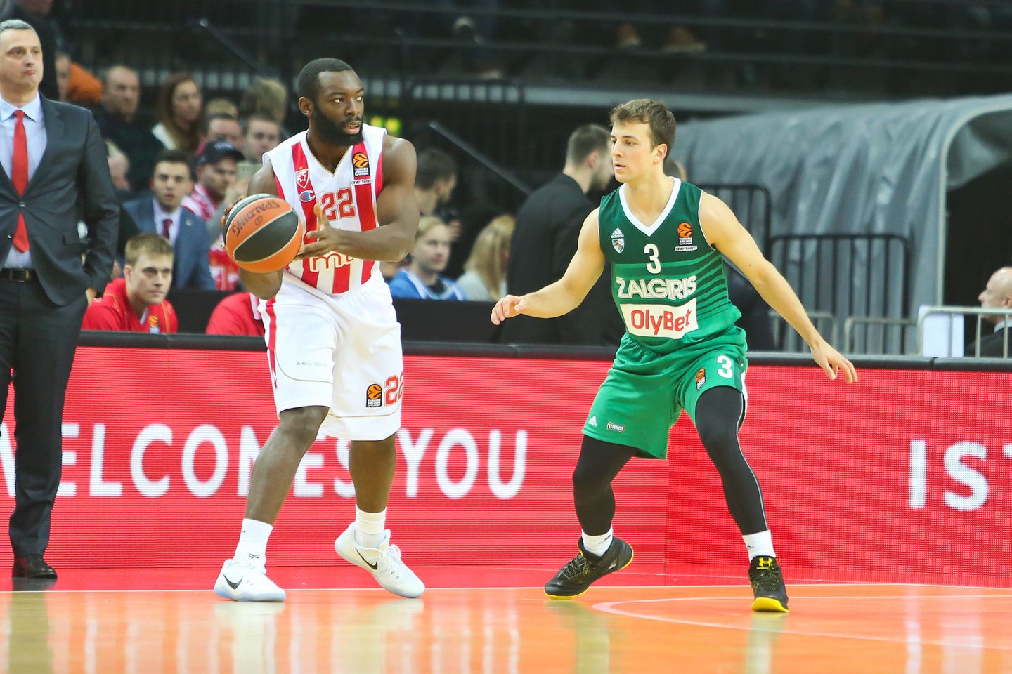 „Žalgirio“ ir „Crvena Zvezda“ akistata<br>G.Bitvinsko nuotr.
