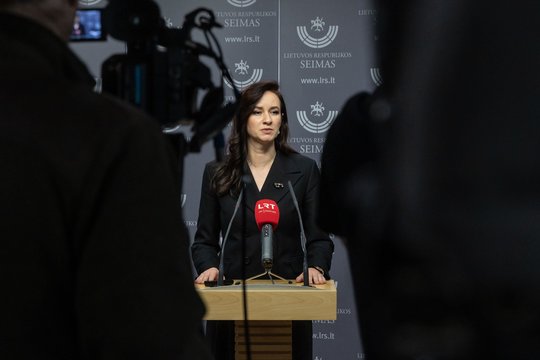 I. Ruginienė: man Ukrainos vėliava netrukdo