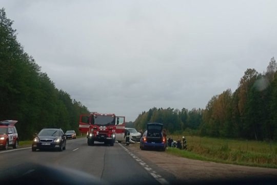 Per avariją greta Tauragės sužaloti trys žmonės