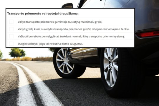 Dažniausios 5 klaidos, kurias daro būsimi vairuotojai per egzaminą: pateikė atsakymus