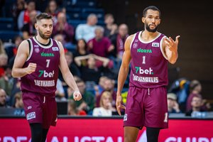 Net 19 taškų deficitą naikinęs „Lietkabelis“ pritrūko laiko – „ratiopharm“ lieka nepralaimėjusi Europos taurėje