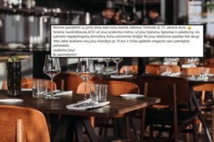 Kaune užsidaro dar vienas žinomas restoranas