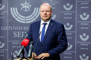 S. Skvernelis: LSDP lyderio pasisakymą galima vertinti kaip geltonos kortelės parodymą D. Šakalienei