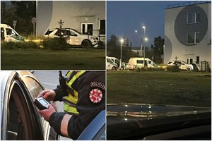 Kauno rajone „šou“ surengęs, girtas į mokyklos sieną automobiliu įsirėžęs policininkas – atleistas: gavo vilko bilietą