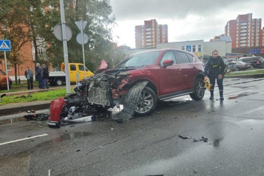 Smarkus susidūrimas Klaipėdoje – prireikė medikų