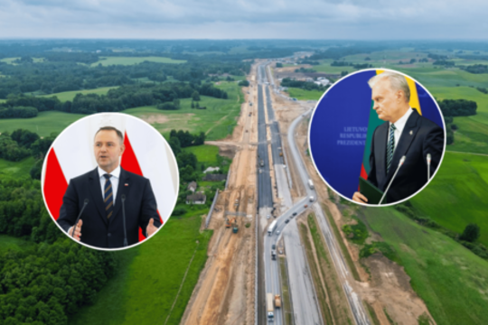 G. Nausėda su Lenkijos prezidentu atidarys atnaujintą „Via Baltica“ ruožą