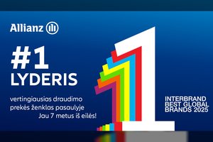 Jau 7 metus iš eilės „Allianz“ – vertingiausias draudimo prekės ženklas pasaulyje