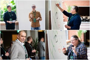 Lrytas kartu su A. ir R. Gataveckais pristatė kolektyvinį „Autoportretą“ – meno kūrinį apie mus visus