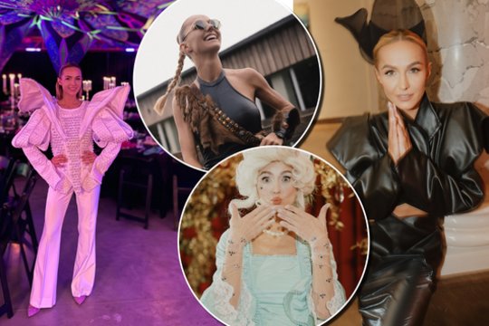 Išskirtiniais kostiumais stebinanti I. Kavaliaukaitė apie neišvengiamus kuriozus: „Teko važiuoti iškišus galvą pro automobilio langą“