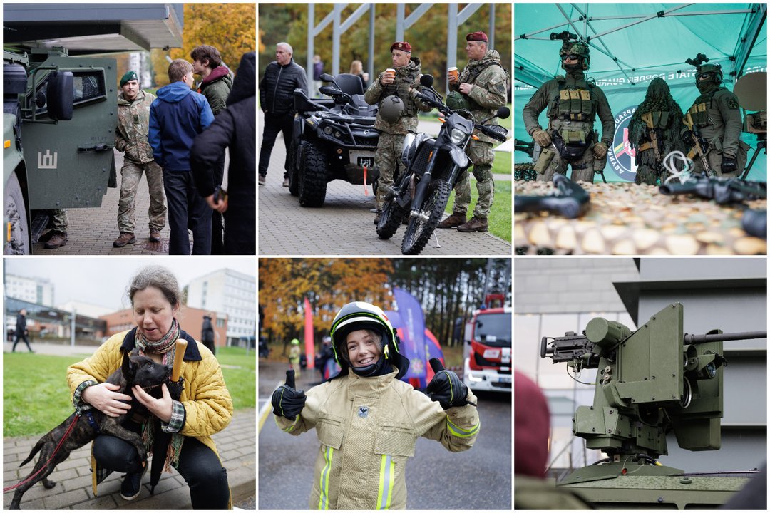 „Saugumo kodas“ 2025: pasižvalgykite po parodos zonas – priemonių ir dalyvių gausa<br>Lrytas koliažas