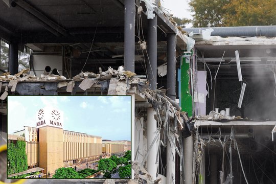 Vienas seniausių Vilniaus prekybos centrų griuvo, kad grįžtų su trenksmu – virs nauja miesto rotuše
