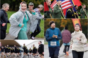 Vilniuje – paramos bėgimas mirusiems kariams atminti: kilni misija sutraukė šimtus žmonių