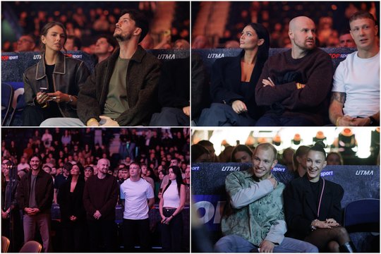 UTMA turnyre – ir garsūs žiūrovai: pokyčiais nustebino buvęs K. Meschino mylimasis