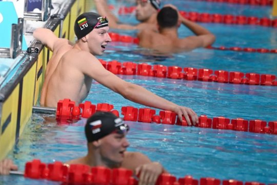 T. Lukminas pasaulio taurės etape nuplaukė iki bronzos