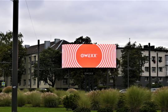 OWEXX lauko ekranų tinklas Kaune: moderni reklamos medija ir daugiatūkstantinė auditorija