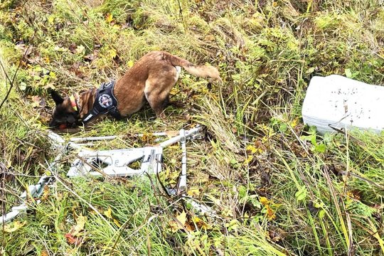 Vilniaus rajone pasieniečiai perėmė dar vieną kontrabandininkų skraidyklę su kroviniu