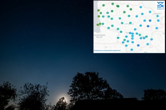 Praėjusi naktis – šalčiausia šį rudenį