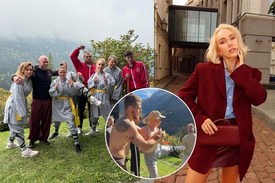 Gintarė Armalė metė sau rimtą iššūkį: iš grožio pasaulio – į sporto stovyklą Alpėse