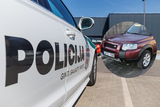 Prašo pagalbos: šįryt Kaune pavogtas „Land Rover“