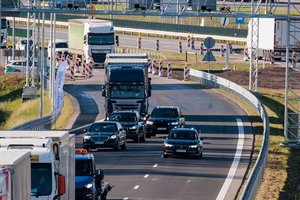 „Via Baltica“ automagistralėje sujungtos atkarpos tarp Lietuvos ir Lenkijos