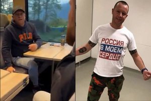 Sulaikytas ukrainiečių šeimą Šveicarijoje šlykščiai išplūdęs rusas