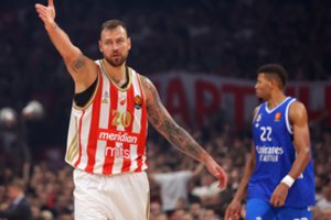M. Ražnatovičius krykštauja iš laimės dėl D. Motiejūno žaidimo Belgrade: „Crvena zvezdai“ labai pasisekė“