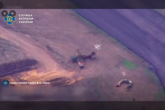 Rusai propagandiniu vaizdo įrašu atskleidė savo lėktuvų buvimo vietą – dabar nutiko tai, kas ir turėjo nutikti