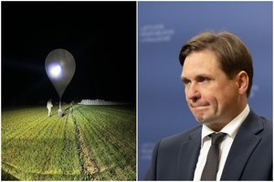 Po masinio balionų skrydžio iš Baltarusijos – V. Vitkausko perspėjimas: „Reikia žiūrėti į blogiausią scenarijų“