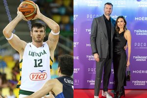 Dėl netikėtos sirgalės dovanos K. Lavrinovičiui teko aiškintis žmonai