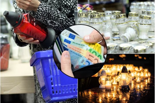  Į parduotuves suplūdo sunkvežimiai su tuntais lenkiškų kapų žvakių: kainos nustebins ne vieną