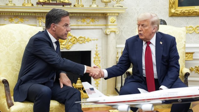 M. Rutte – apie pagyras D. Trumpui ir tolesnę viziją dėl karo Ukrainoje: lyderystė čia būtina
