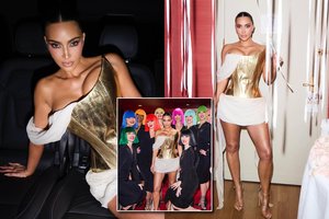 K. Kardashian su trenksmu paminėjo savo 45-ąjį gimtadienį: Paryžiuje kartu šėlo ir Holivudo žvaigždės