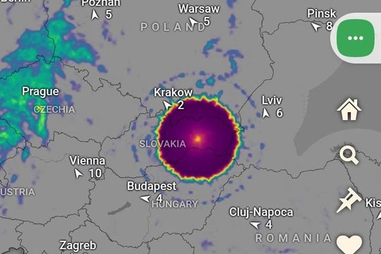 Pastebėjo „sprogimą“ – specialistas paaiškino, kas tai galėjo būti iš tiesų