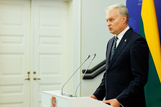 G. Nausėda įvertino naujas JAV sankcijas Rusijai: tai yra daug stipriau, negu retorika