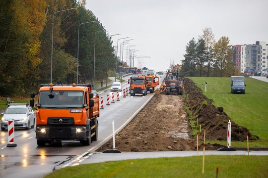 V. Benkunsko žinia vilniečiams – platina judraus prospekto atkarpą