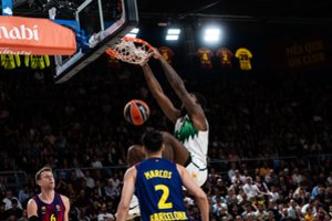 Lyderio netekęs „Žalgiris“ šventė didžiausią pergalę Barselonoje klubo istorijoje