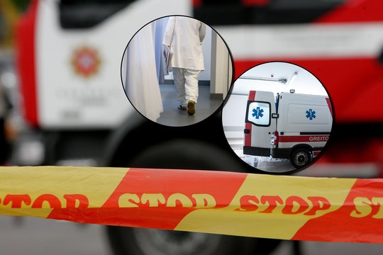 Ugniagesiai to dar nėra matę: kelionės namo atomazga – su kiaurai perverta koja