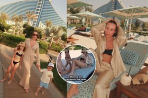 Viktorija Siegel su vaikais nėrė į linksmybes Dubajuje: parodė, kaip atrodo mamos poilsis