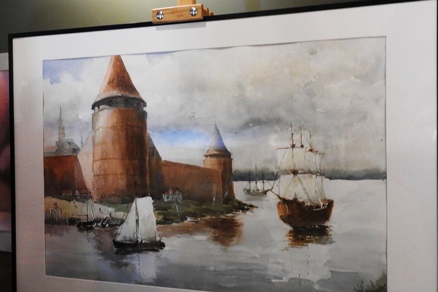 Uostamiesčio svečių namuose „Aistmarės“ atidaryta akvarelės paroda „Reveransas Simonui Dachui ir prūsiškasis barokas“ – finalinis jau tradiciniu tampančio kultūros ir meno festivalio „Kanto dienos Klaipėdoje“ akordas.<br>G.Pilaičio nuotr.