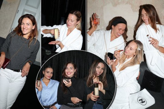 Elegancija alsuojanti patirtis pritraukė būrį žinomų moterų: tarp jų – G. Glemžaitė ir I. Mackevičienė